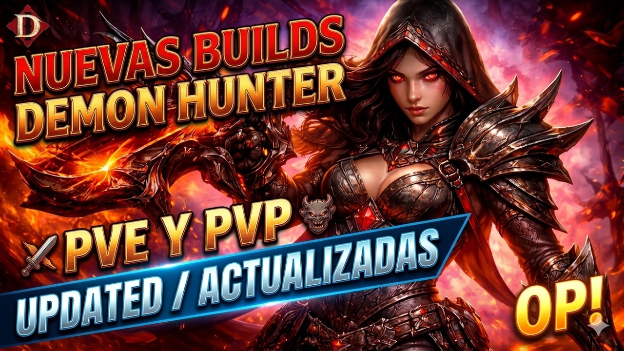 Diablo Immortal l DEMON HUNTER BUILDS ACTUALIZADAS l GUIDE