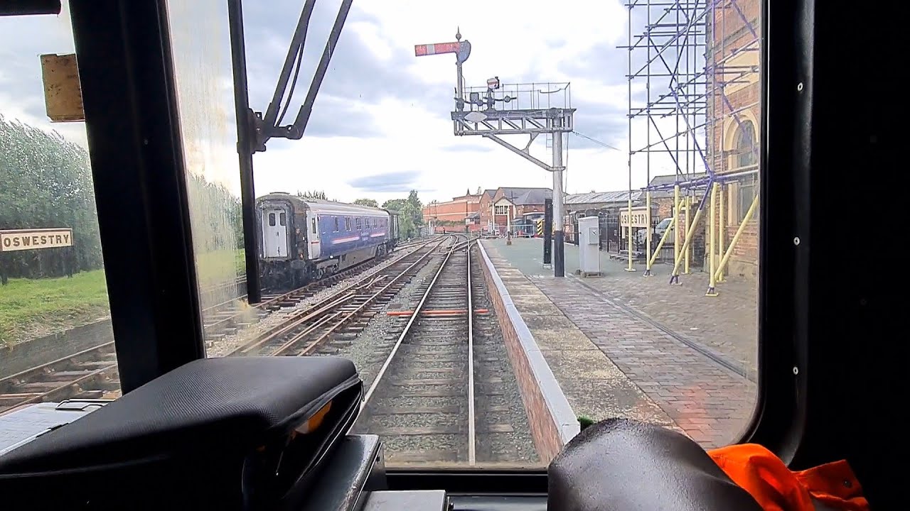 (1) Oswestry Hertiage Railway, Cab ride on a pacer, from Oswestry to Western wharf. Thank you Clive.