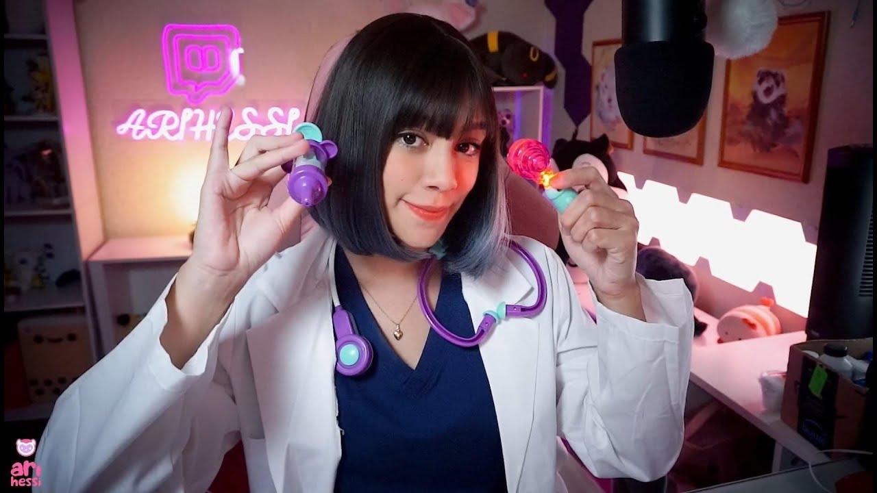ASMR DOCTORA - CONSULTAS DE MIGRAÑA Y DIARREA 😅😊