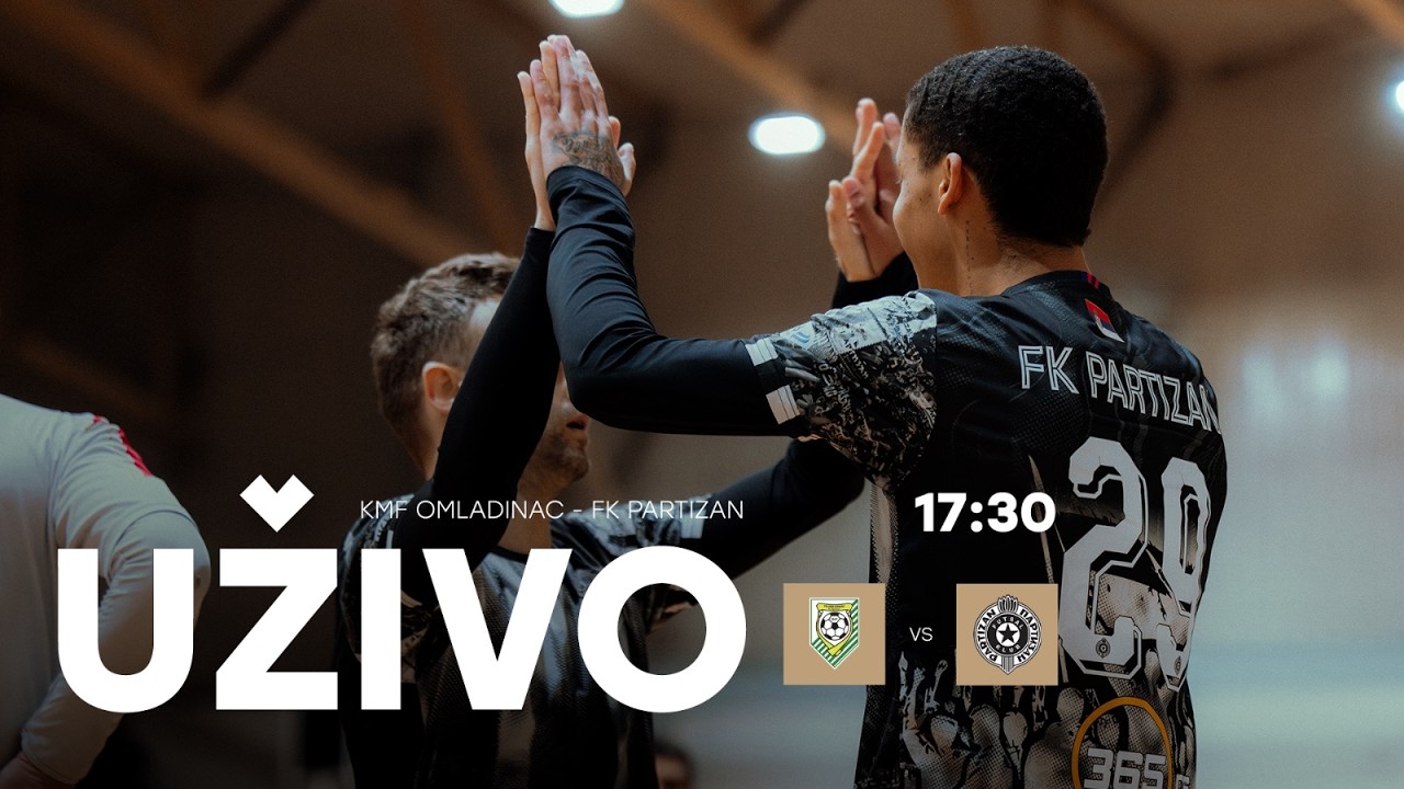 UŽIVO PRENOS: KMF Omladinac - Futsal klub Partizan