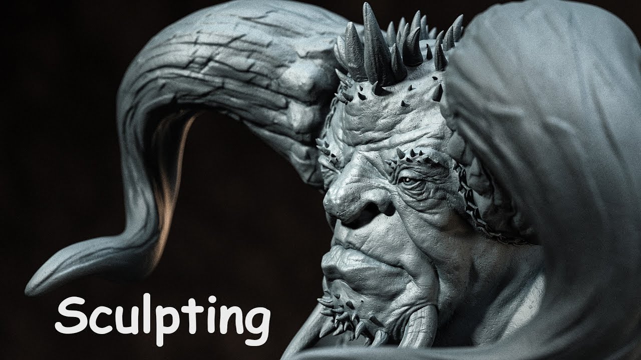 Abyss Priest Sculpting in Zbrush