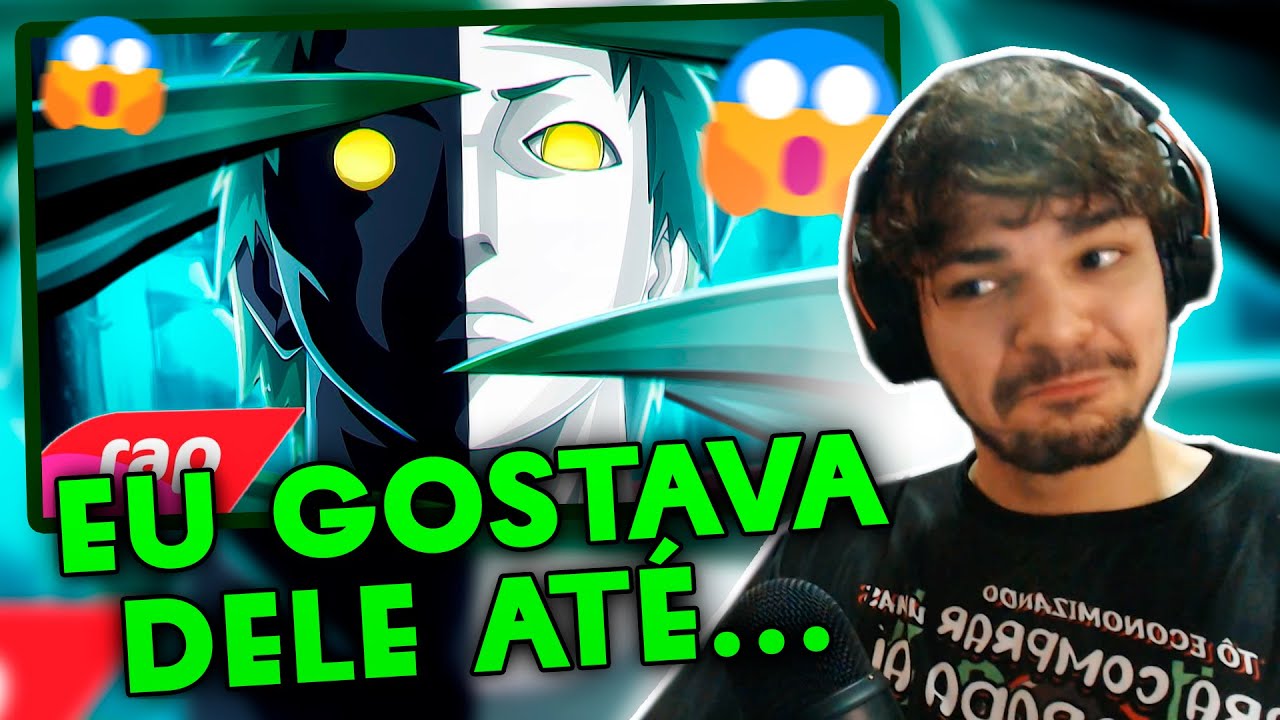 (ME SURPREENDI!) React Rap do Zetsu (Naruto) - BRANCO E PRETO | NERD HITS