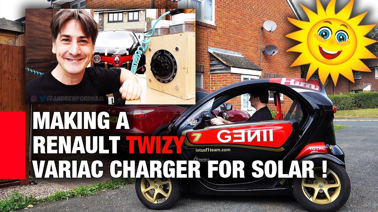 The Renault Twizy - Charging via a Variac for Solar