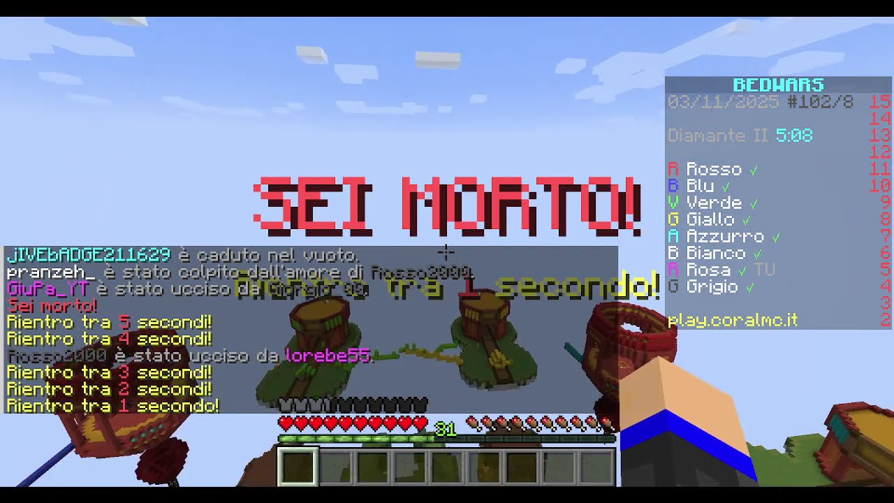 divento lega campione sulle bedwars
