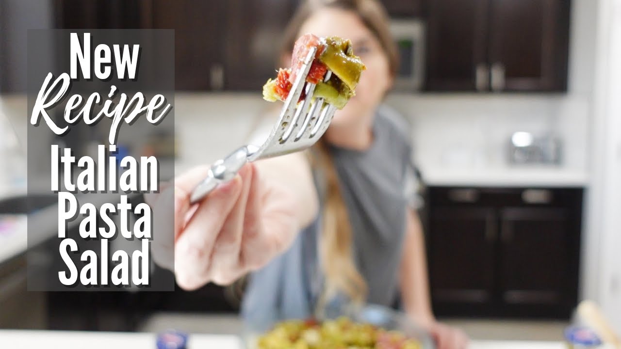 NEW RECIPE!! ITALIAN PASTA SALAD // CLEANING MOM