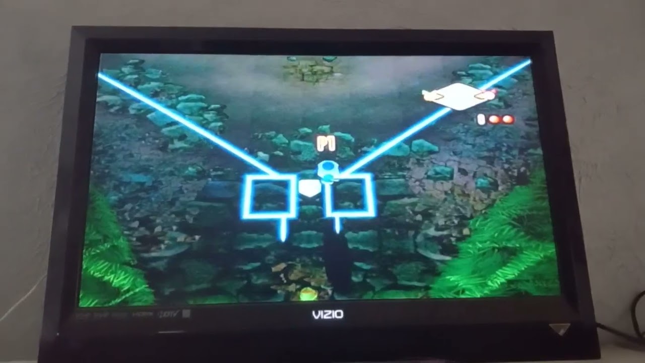 Mario Super Sluggers Peach Monarchs (P1) VS. Mario Fireballs (CPU) in Luigi's Mansion (2nd Part)