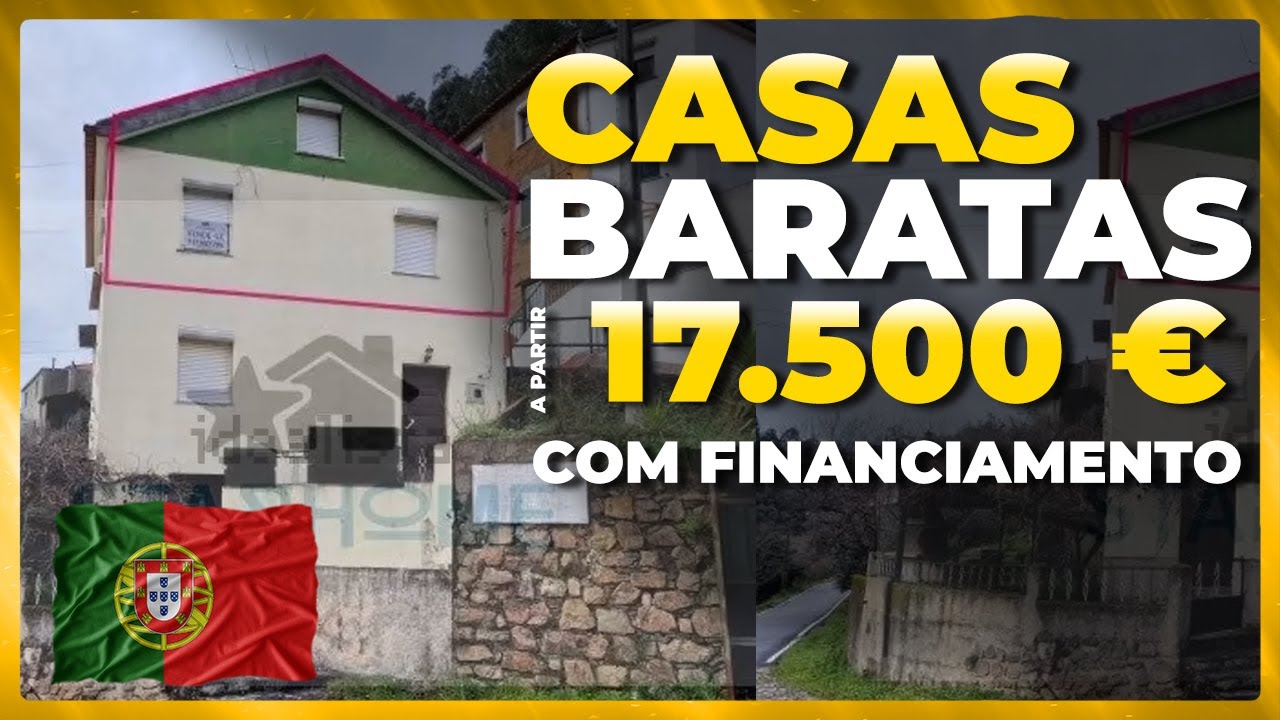 CASAS BARATAS EM PORTUGAL + FINANCIAMENTO (Coimbra pt2)