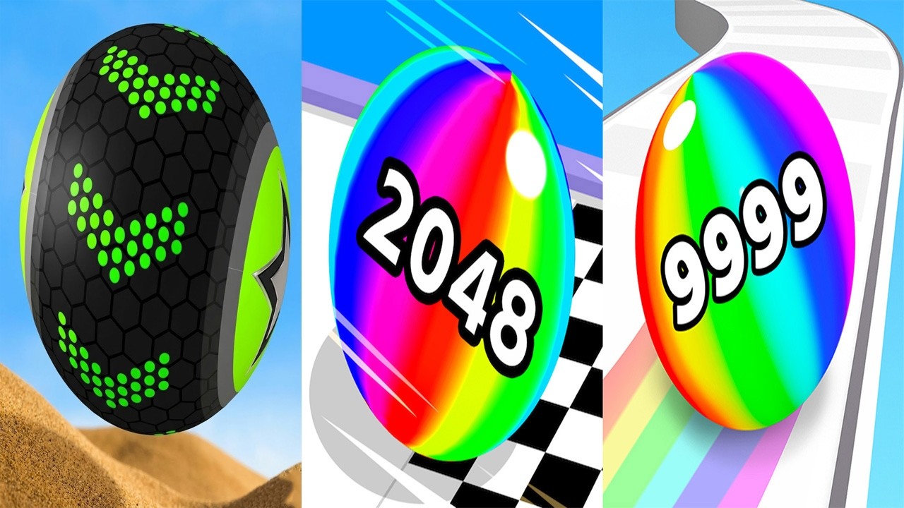 Going Balls VS Ball Run 2048 VS Numbers Ball Blend Challenge - All Levels Gameplay Android iOS Ep 1