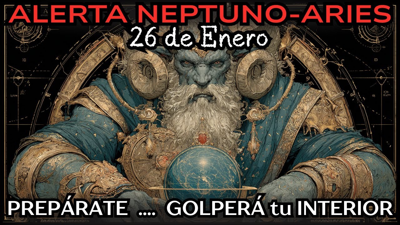 ALERTA! 26 de ENERO. NEPTUNO en ARIES activa tu VALOR INTERIOR