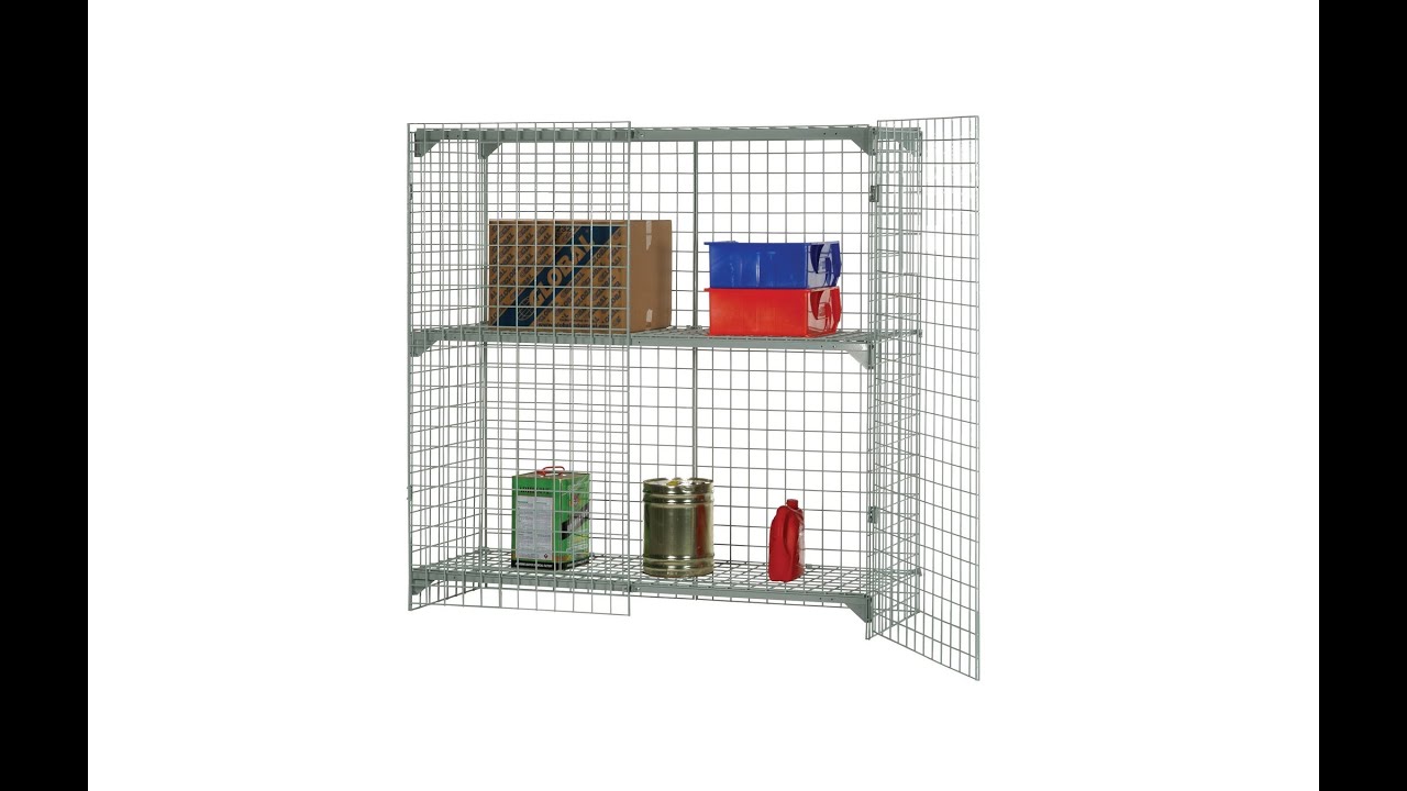 Wire Cage Bulk Storage Lockers