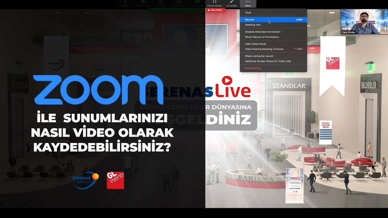 Zoom İle Sunumları Video Olarak Kaydetme