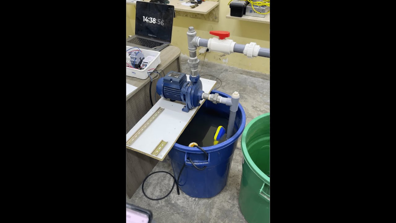 Control de una BOMBA DE AGUA desde el celular con protección de ELECTRONIVEL