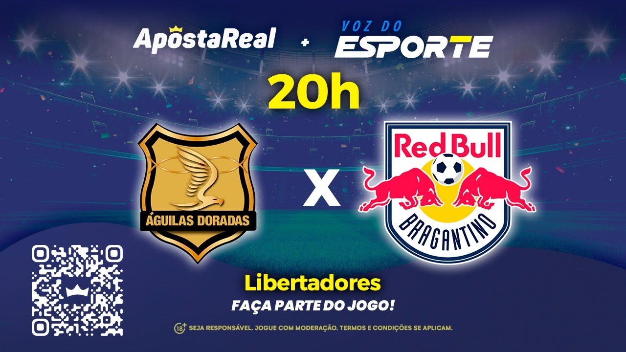 &Aacute;GUILAS DORADAS X RB BRAGANTINO - NARRA&Ccedil;&Atilde;O AO VIVO | PR&Eacute;-LIBERTADORES - 20/02/2024