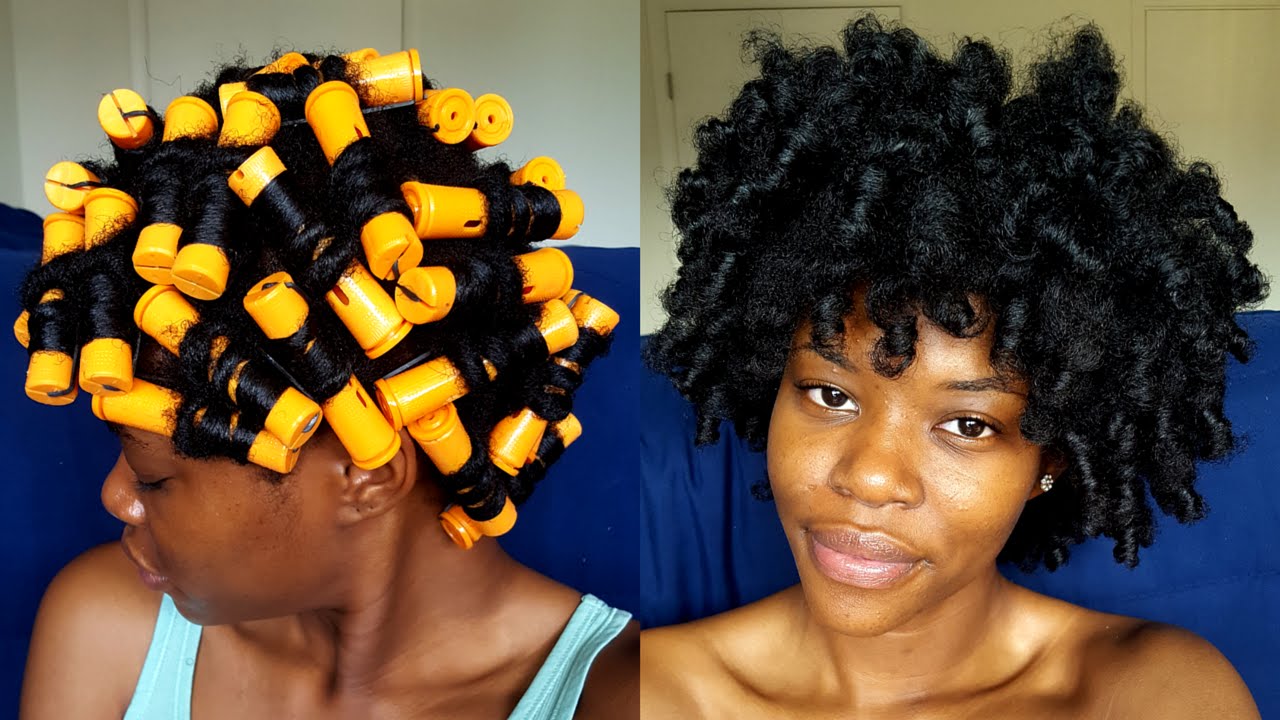 MY MOST DEFINED PERM ROD SET TUTORIAL ON 4b/c NATURAL HAIR | MEDIUM LENGTH