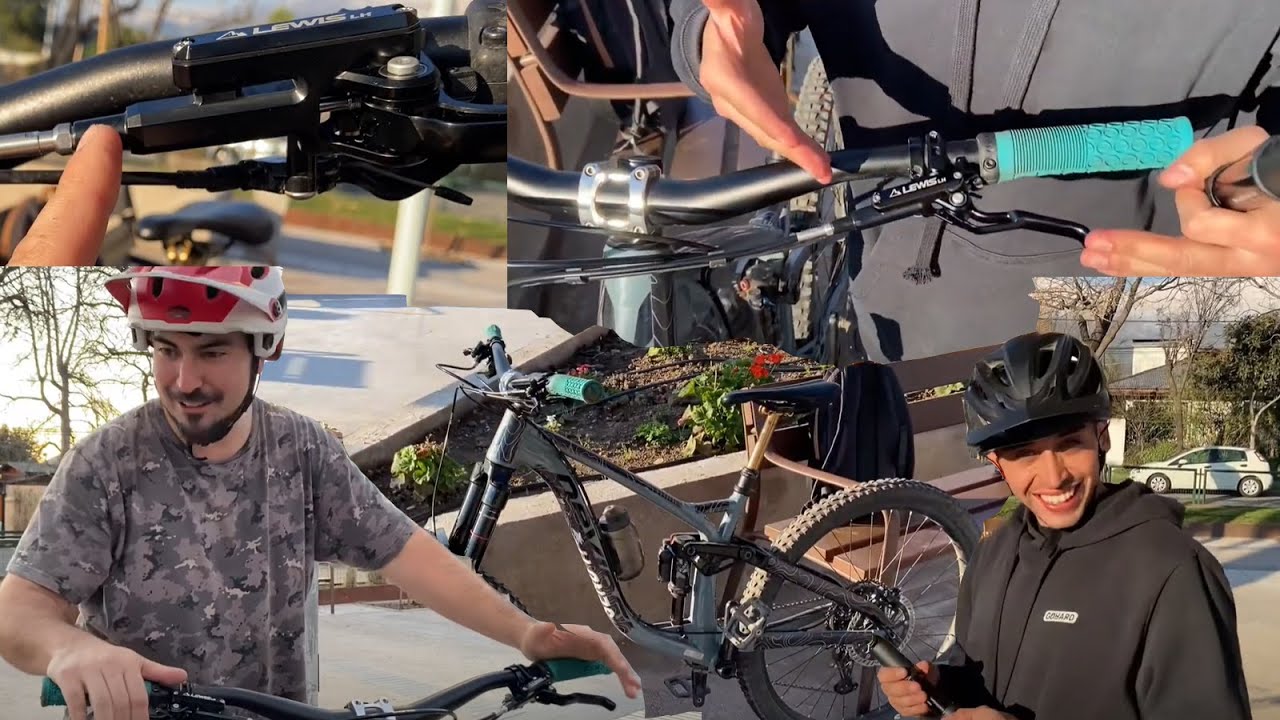 Review de freno hidr&aacute;ulicos para bicicleta marca lewis aceite mineral 100% cnc