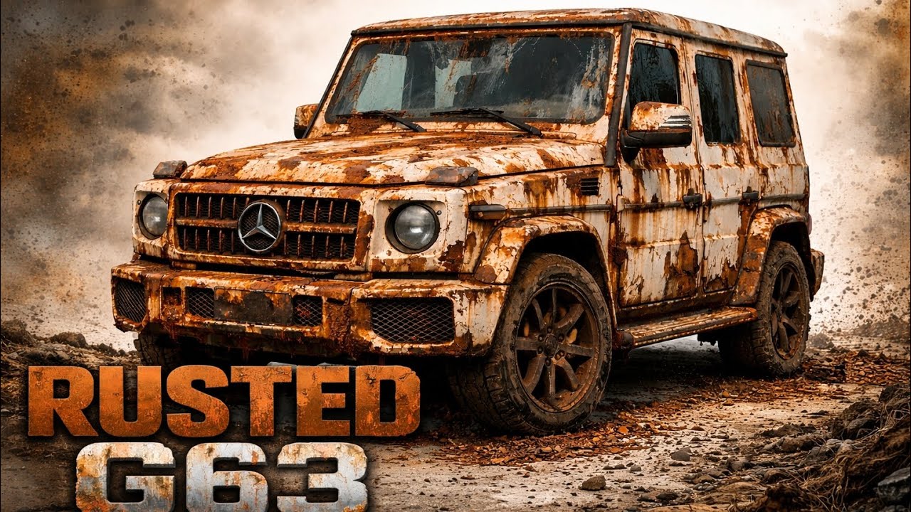 🔧 ASMR Rusted Mercedes G63 2025 Restoration | White G-Wagon Repair Journey