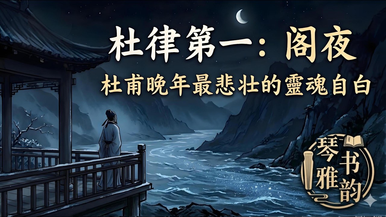 【古詩詞鑒賞】唐詩  |  杜甫  | 《 閣夜》 |  七言律詩  |  抒情詩   |     Appreciation and Analysis of Chinese Poetry
