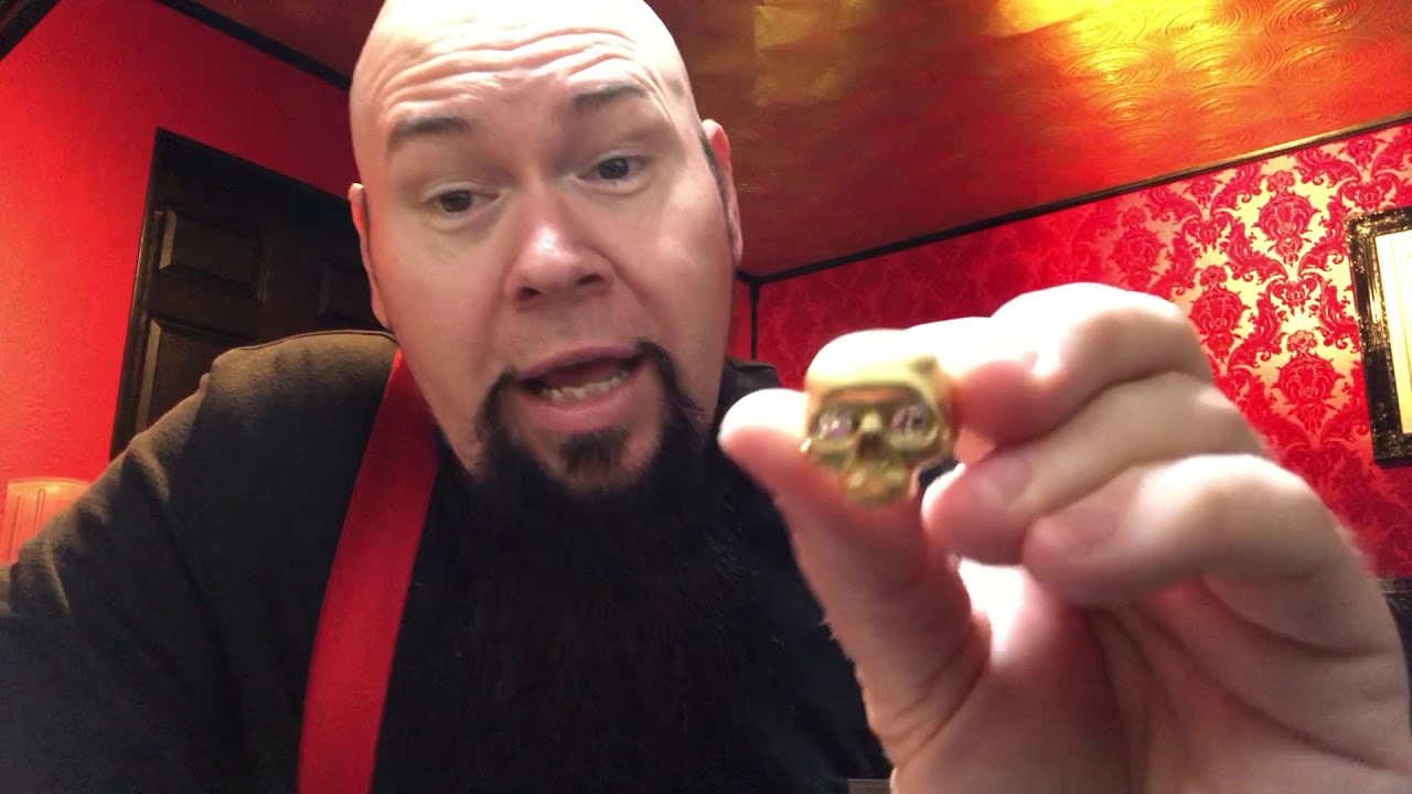 Jason of Beverly Hills - Gold Skull ring with Diamond Eyes! $6000!