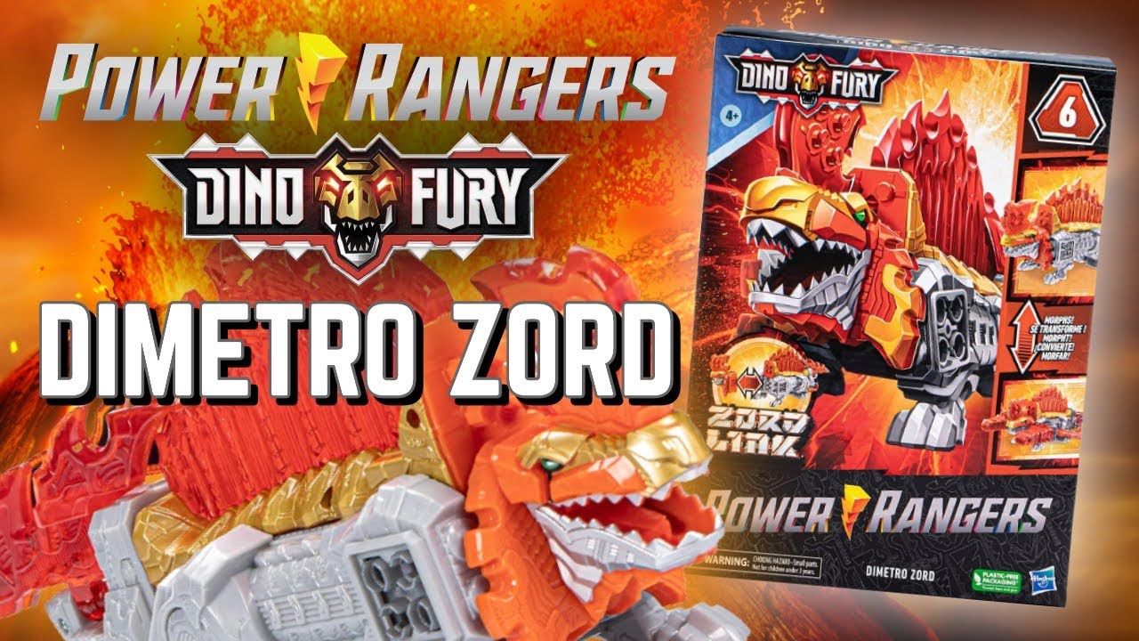 Power Rangers Dino Fury Zord Link Dimetro Blaze Zord!