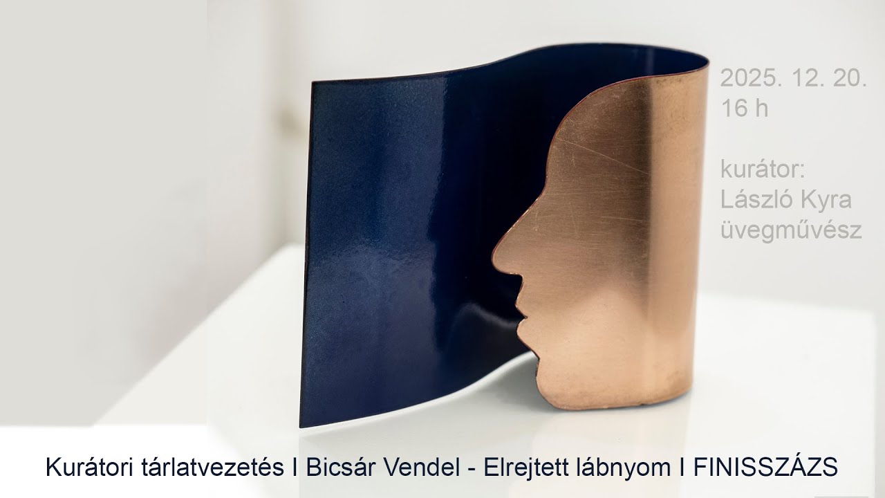 Bicsár Vendel: Elrejtett lábnyom c. kiállítása