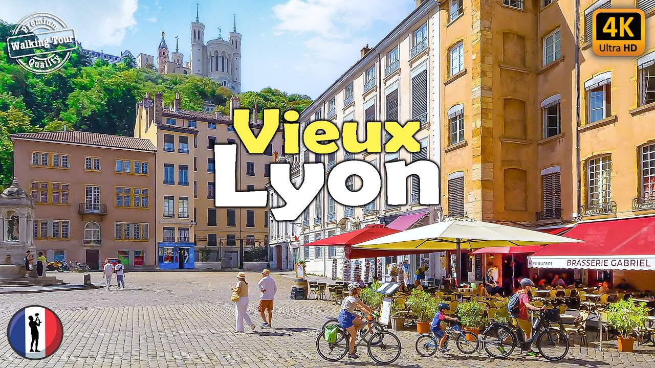 🇫🇷 LYON Walking Tour: Explore France’s Historic Old City in 4K60fps