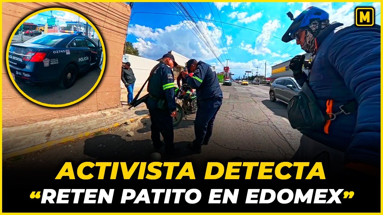 Activista Retira reten PATITO de Policías Estatales