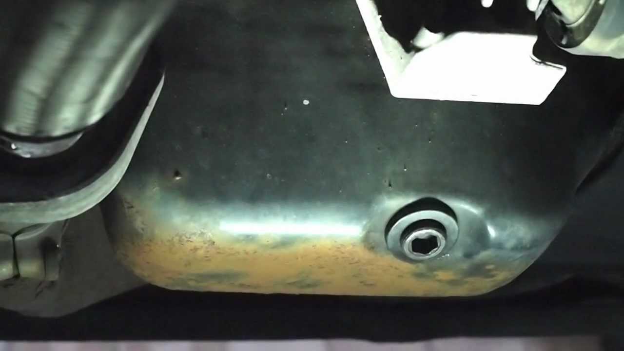 Fiat Punto Rusty Engine Sump Repair