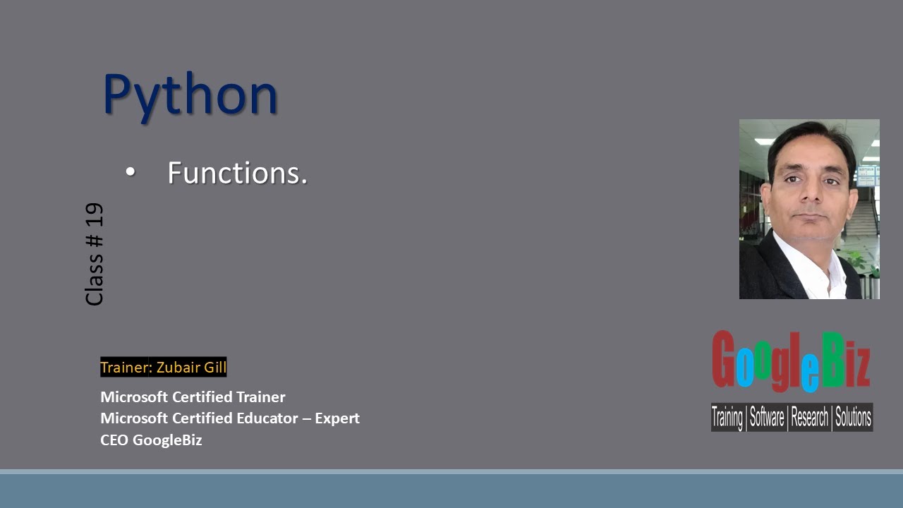 19 Python Functions