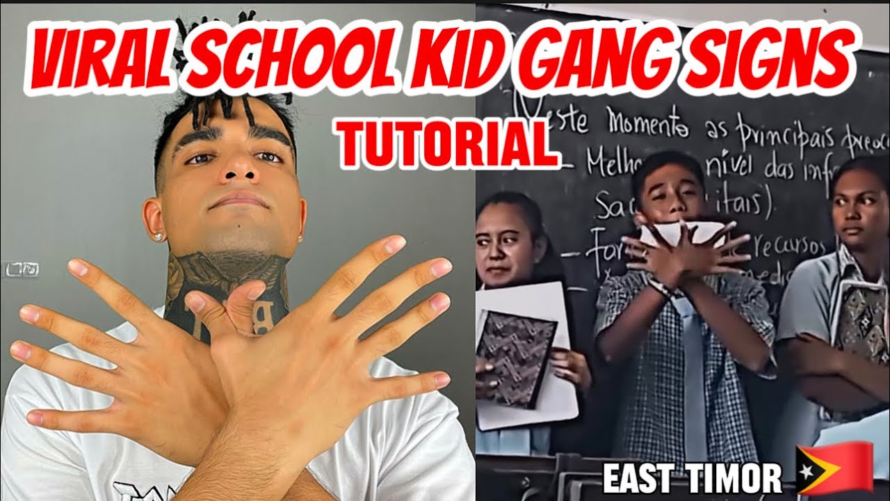 VIRAL SCHOOL KID GANG GANGS TUTORIAL (EAST TIMOR 🇹🇱)