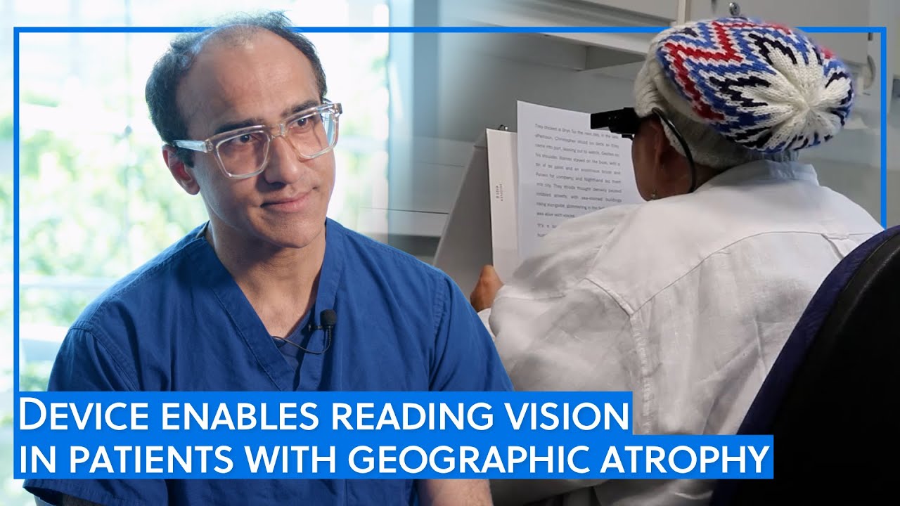 Implant gives central vision back to patients with geographic atrophy