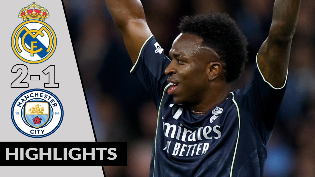 Real Madrid vs Manchester City 2-1 | Vinicius Junior ‣ Highlights & All Goals Champions League 2026