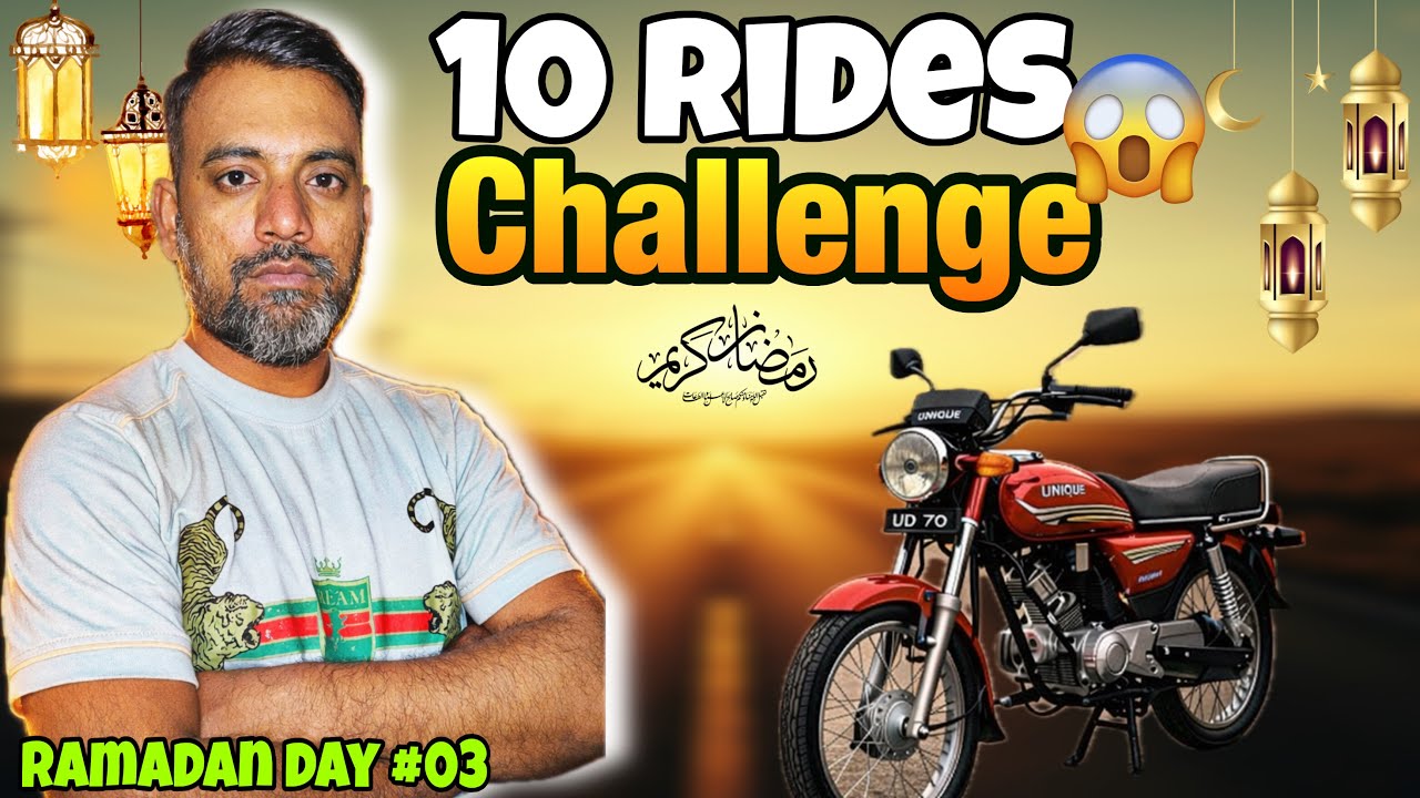 Ramadan Day 3 – 10 Rides Challenge in Roza! 🏍️🔥 || Ramadan Series 