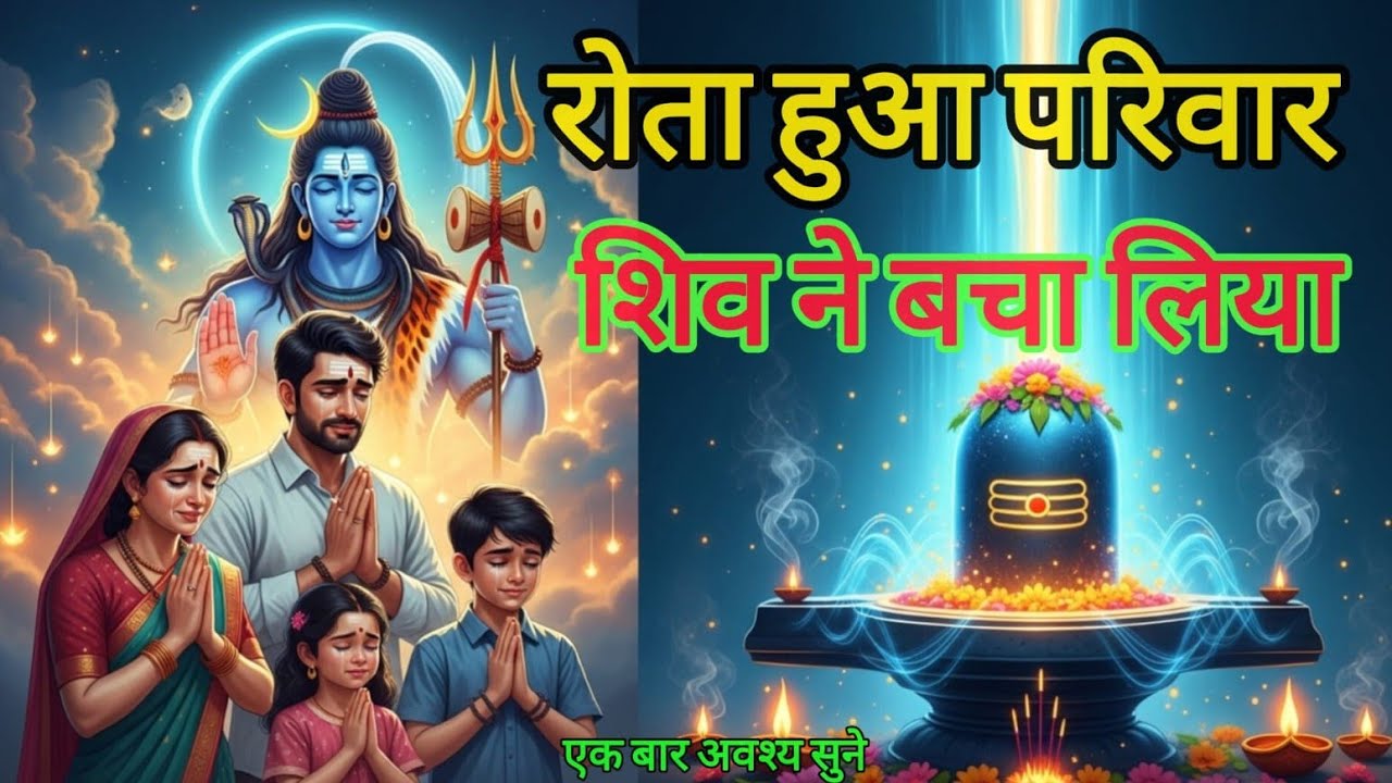 जब सब दरवाज़े बंद हुए तब खुद शिव घर आए | संतान सुख और परिवार बचाने वाली चमत्कारी शिव कथा ।