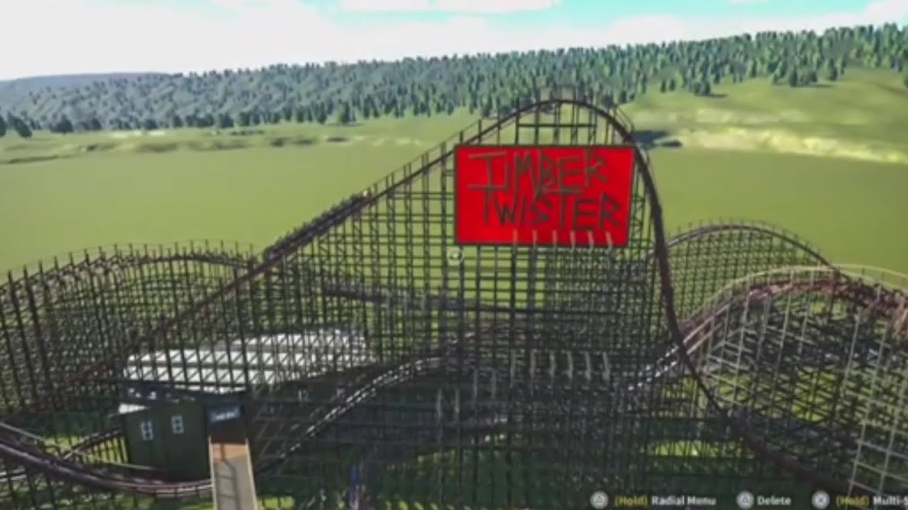 Gravity Group @PlanetCoaster  Design - Timber Twister