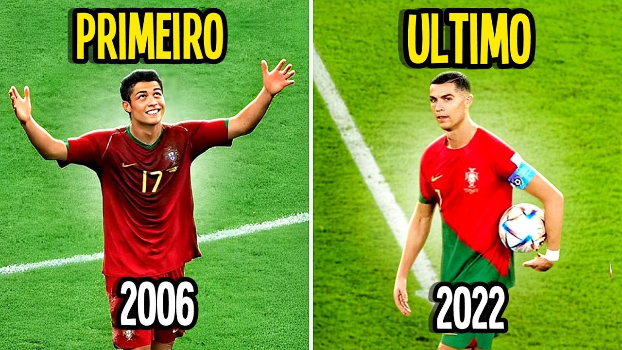 O PRIMEIRO e ÚLTIMO GOL em COPA DO MUNDO de CADA CRAQUE