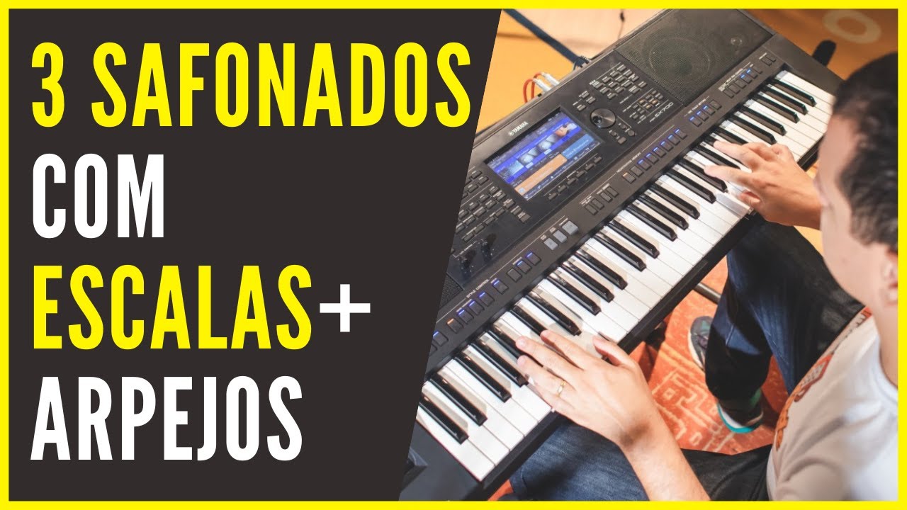 3 Sanfonados Com Escalas + Arpejos no Teclado |  Forró no Teclado(Improvisação) | Ricardo Brito