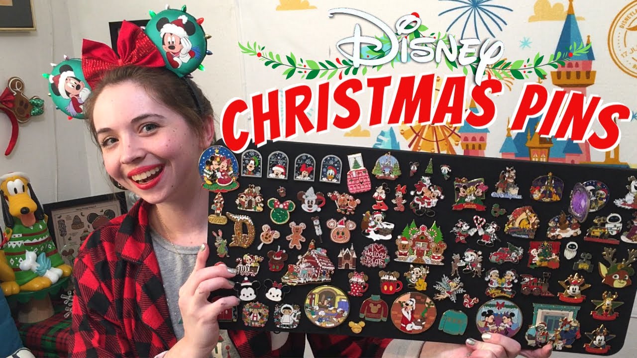 My Disney Pin Christmas Collection and Display!
