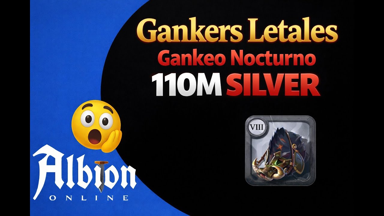 Gankeo Nocturno!    110M de Profit!   Albion Online!
