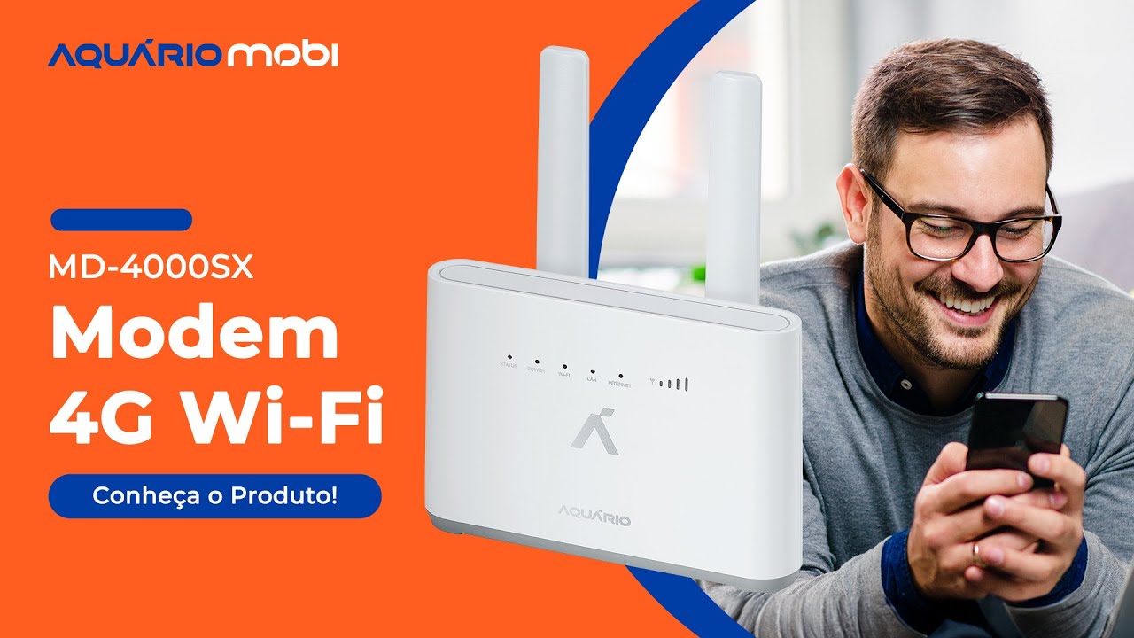 Internet Wi-Fi em poucos minutos | Modem Interno 4G | MD-4000SX