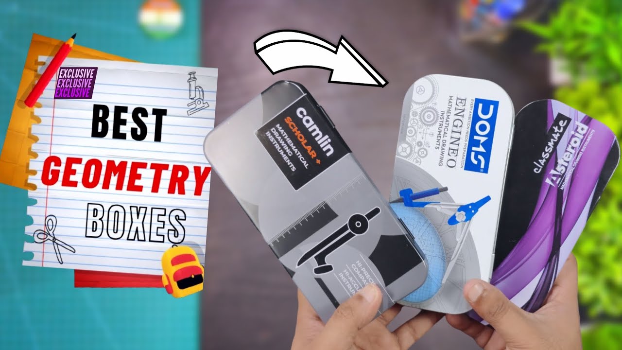 Best Geometry Boxes for Students in India🔥 2025  @DOMSIndiaofficial @KokuyoCamlin @ClassmatebyITC
