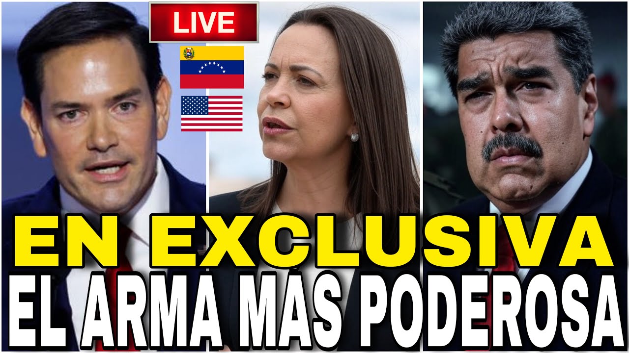 ¡ÚLTIMO! 🔴: EL ARMA MÁS PODEROSA HABLA María Corina 