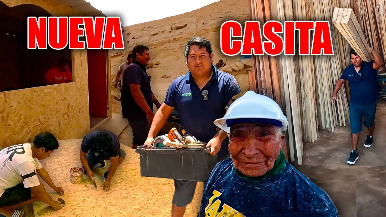 CONSTRUIMOS la CASITA del TÍO ABRAHAM | A mano, con esfuerzo y corazón ❤️