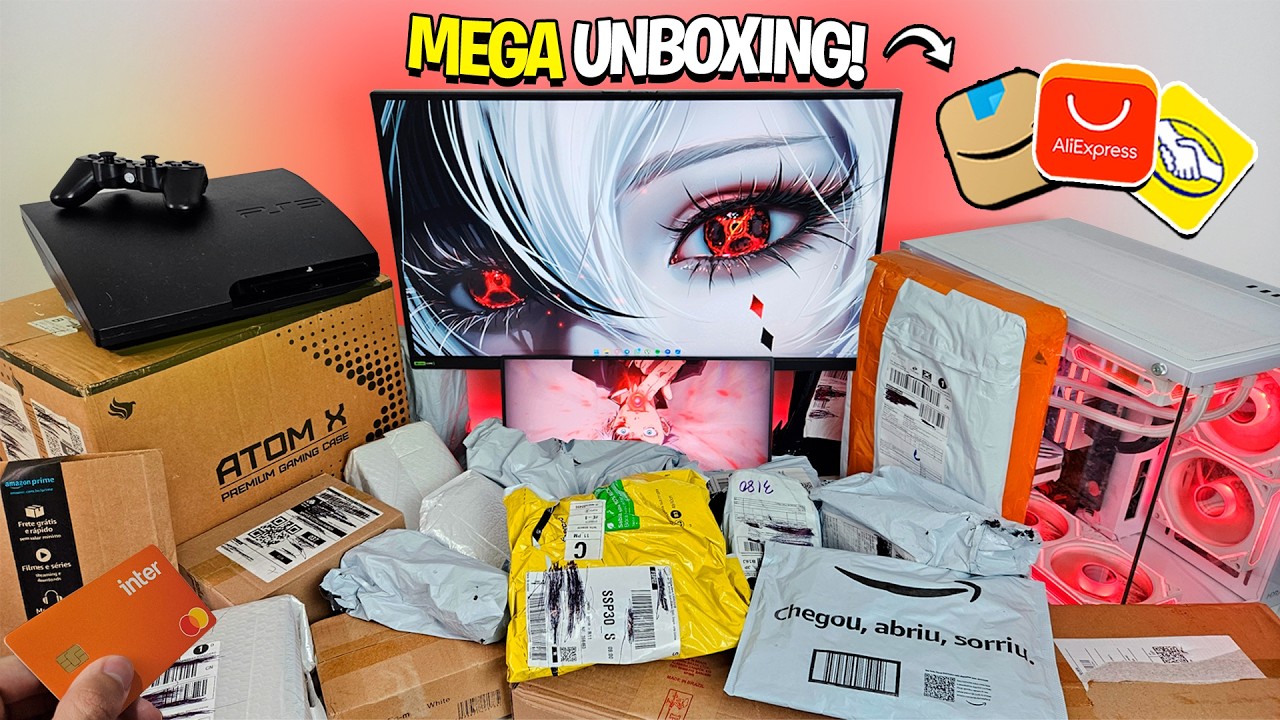 Mega Unboxing COMPRAS no Mês do Consumidor! (BARATO DEMAIS 🔥)