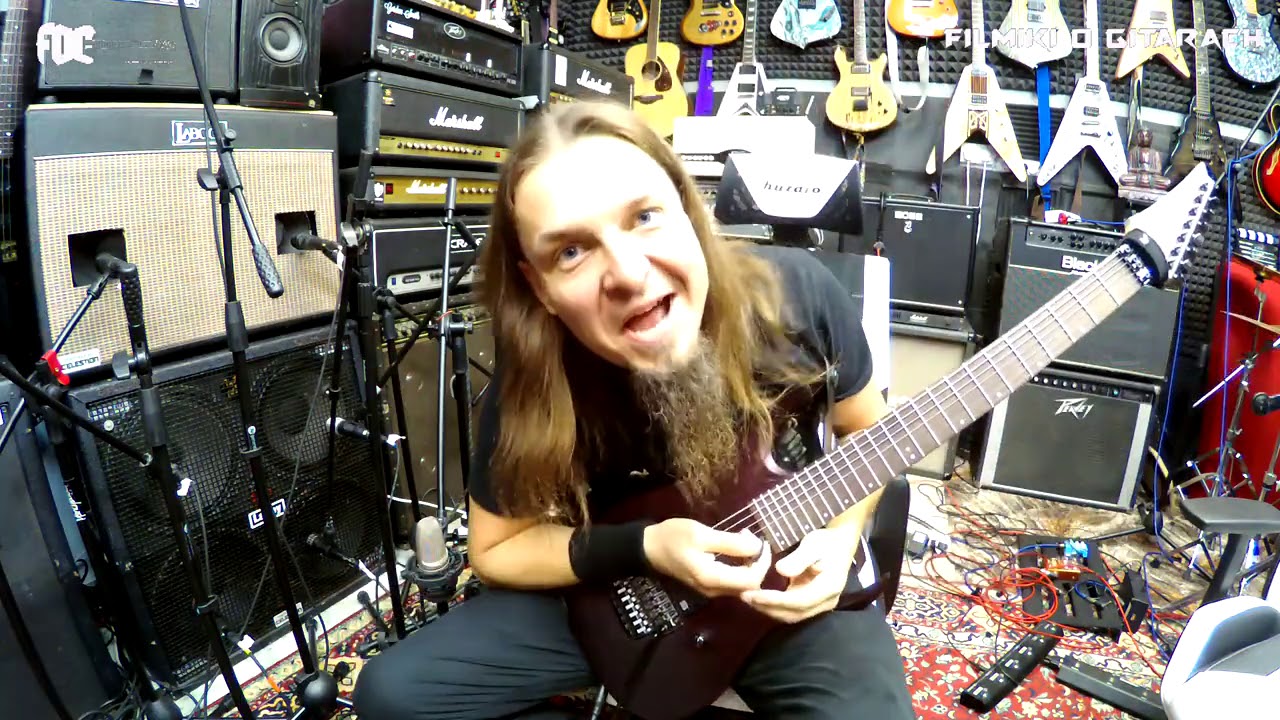 Hubert Więcek opowiada o swoim siedmiostrunowym Ibanezie - FILMIKI O GITARACH