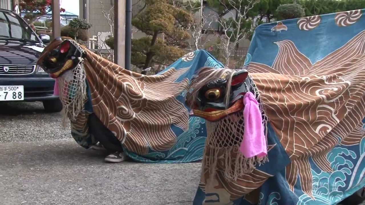 大船渡市・元旦の権現舞