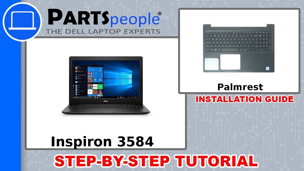 Dell Inspiron 15-3584 (P75F005) Palmrest How-To Video Tutorial