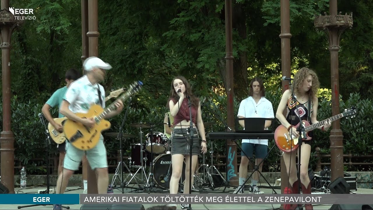 Amerikai fiatalok töltötték meg élettel a Zenepavilont - 2025.07.04.