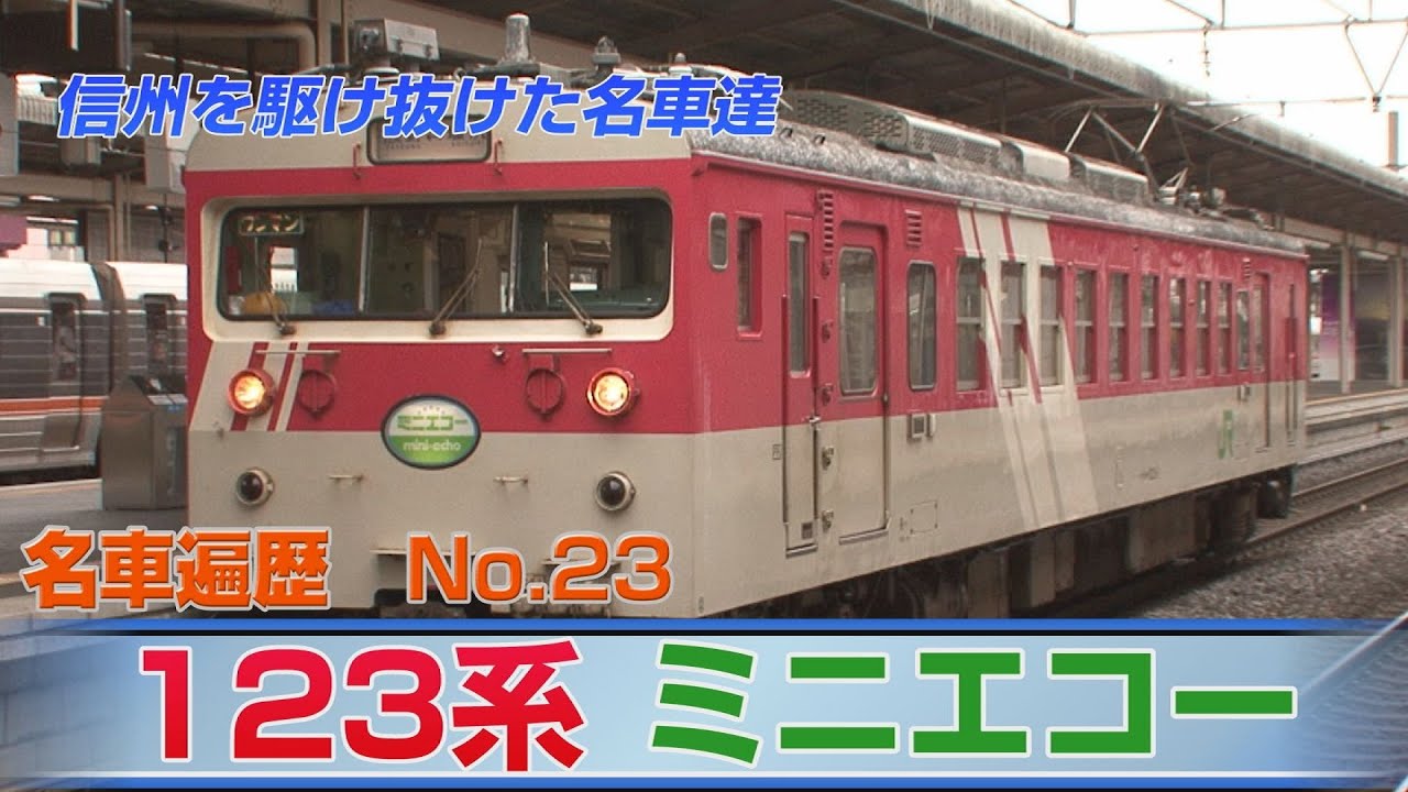 信州を駆け抜けた名車達　No.23    　123系ミニエコー