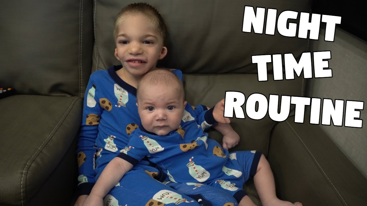 Night time routine with a baby and a 5yr old 2021