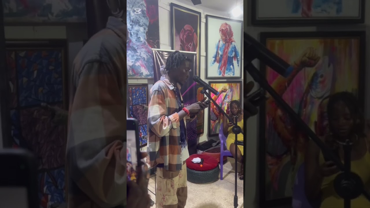 OLADOSU MICHAEL EMERALD PERFORMS AT ADITU EDE ART COMMUNITY’s 3RD YEAR ANNIVERSARY 